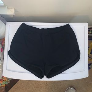 Black outdoor voices shorts